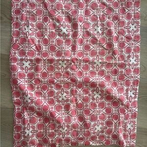 1 Anthropologie Pink Floral Pillow Cover